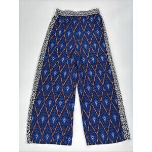 Anthropologie Palazzo Pants Womens Small Vale Boho Colorful Wearable Art Hippie